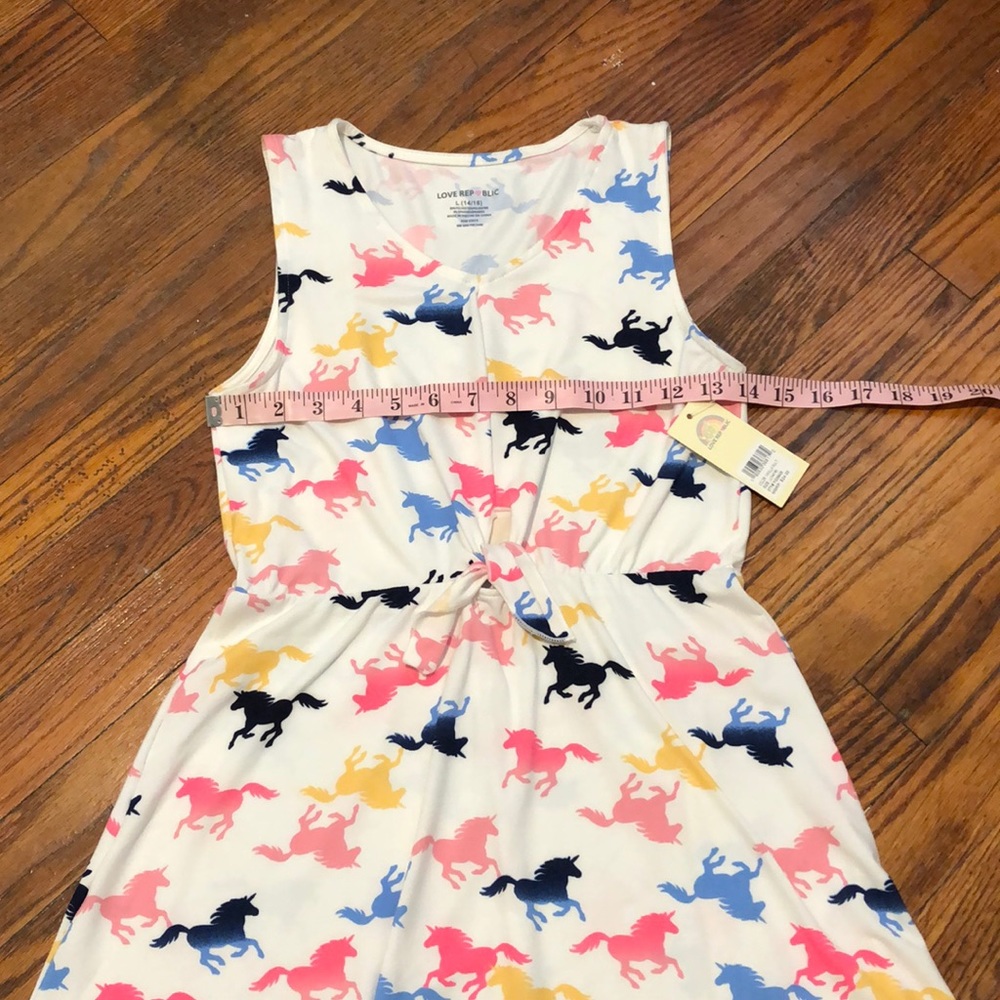 Girls L (14/16) Love Republic Unicorn Dress NWT - Picture 7 of 8